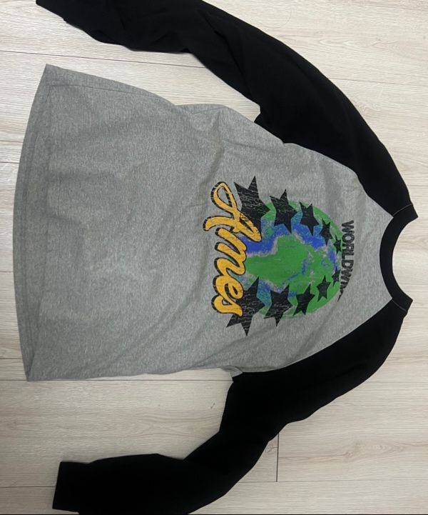 ★AMES-WORLDWIDE★VINTAGE EARTH GRAPHIC LS TEE CREAM★正規品 MUSINSA公式 | AMES-WORLDWIDE VINTAGE EARTH GRAPHIC LS TEE CREAM