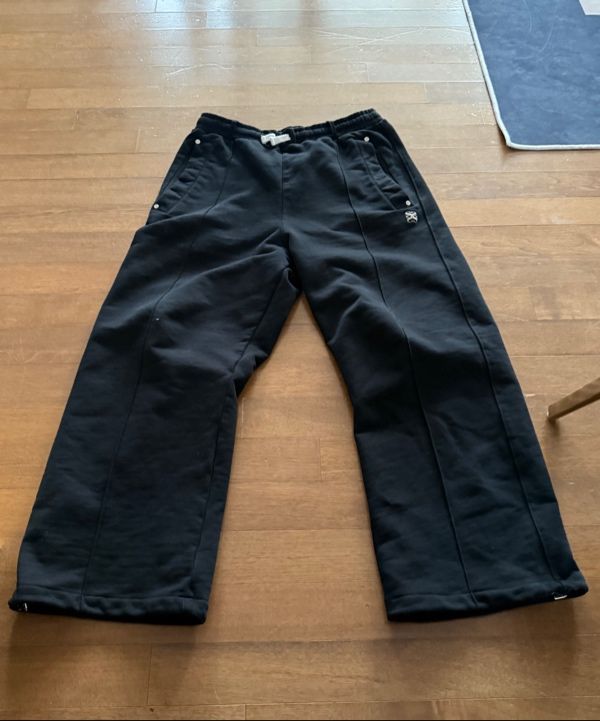 正規品【SATUR】 Teo Cotton Banding Sweatpants MUSINSA公式 | SATUR Theo Cotton Banding Sweatpants Palette Black