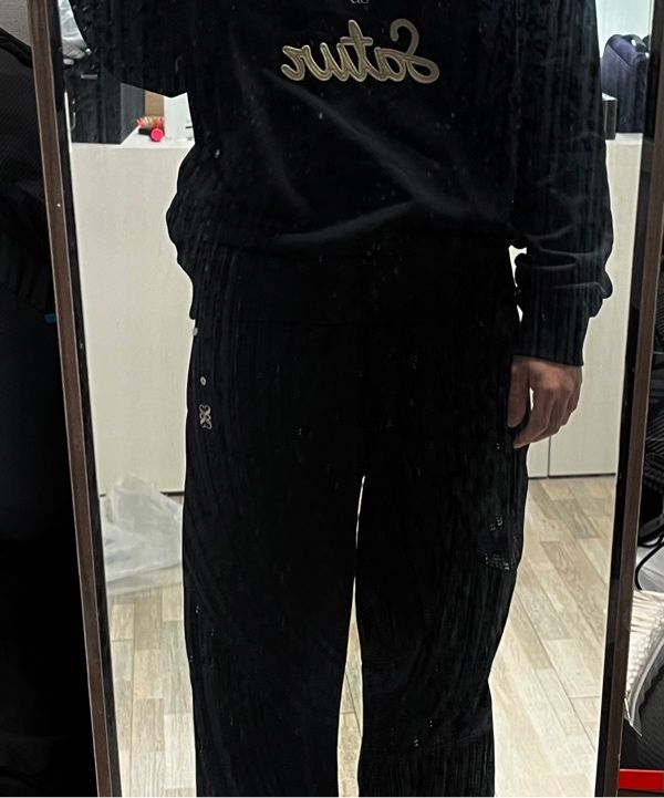 正規品【SATUR】 Teo Cotton Banding Sweatpants MUSINSA公式 | SATUR Theo Cotton Banding Sweatpants Palette Black