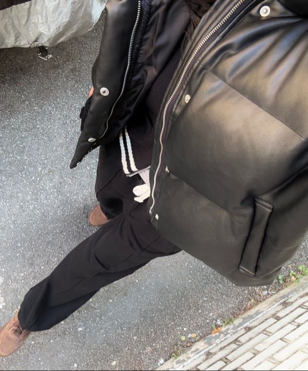 MUSINSA公式 | SATUR Theo Cotton Banding Sweatpants Palette Black