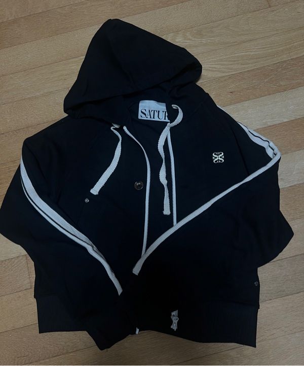 [24FW]★SATUR★Lawton Loose Fit Hood Zip-up★ジップアップ★ MUSINSA | SATUR Lawton loose fit hooded zip-up sky blue