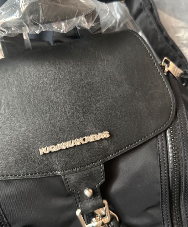 MUSINSA | IUGAMAKARAS Carabiner Nylon Backpack (Black)