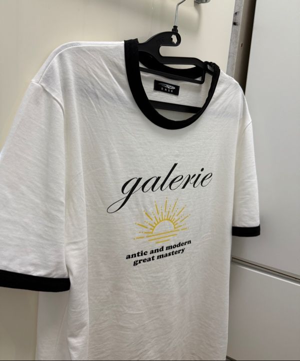 【DNSR】Sunset half ringer t-shirts MUSINSA公式 | DNSR Sunset Half Ringer T-Shirt White