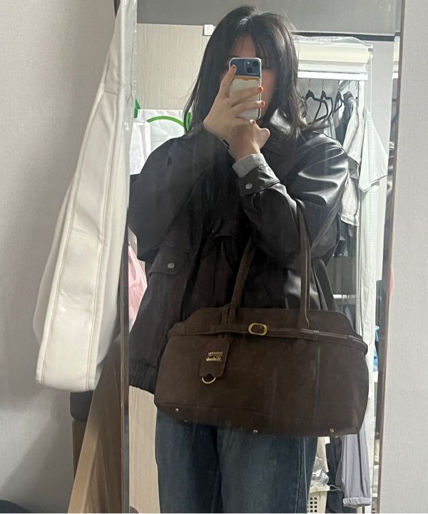 ● ROLAROLA ● 人気！BUCKLE TOTE BAG MUSINSA公式 | ROLAROLA BUCKLE TOTE BAG BROWN