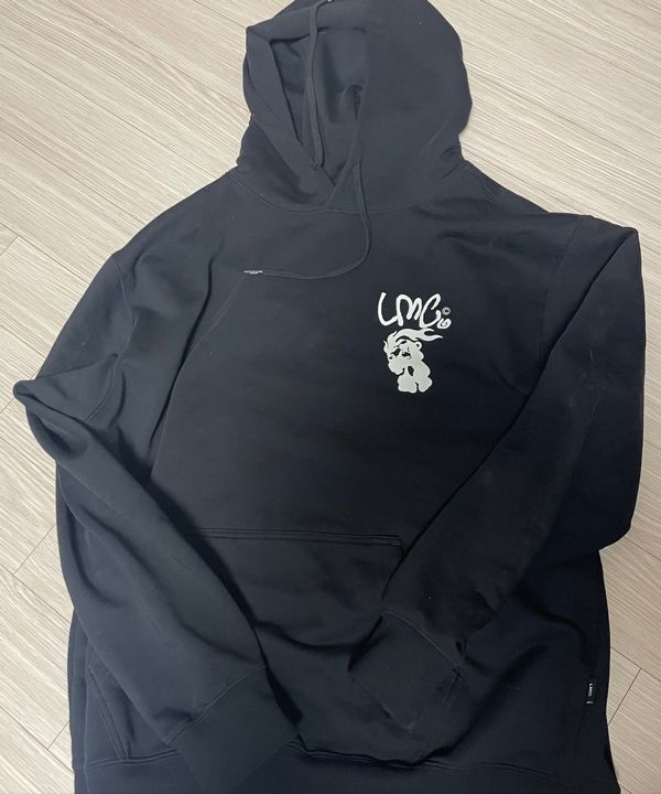 MUSINSA | LMC FLAME BEAR HOODIE black