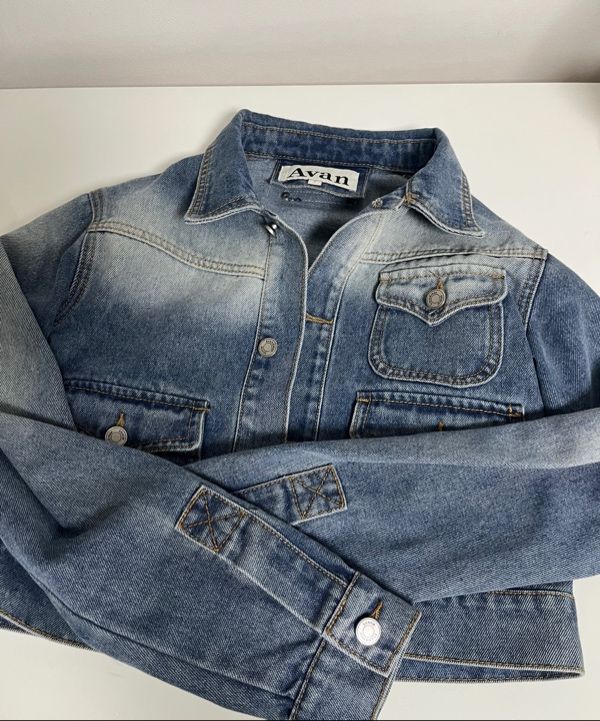 MUSINSA | AVANDRESS 3Pocket Brush Denim Jacket - 2COL