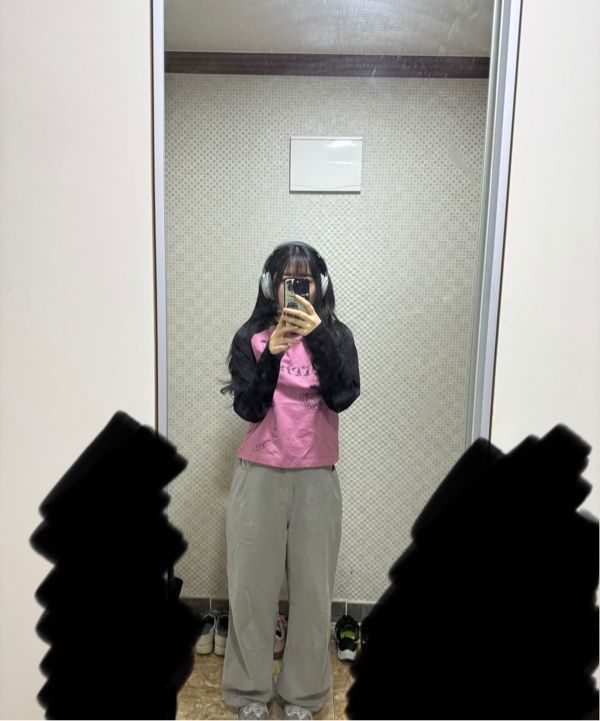 MUSINSA | PRENDA VINTAGE LOGO RAGLAN LONG SLEEVE GLOOMY PINK