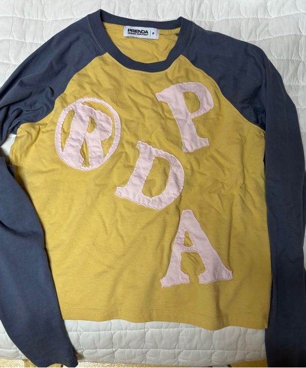 ◇PRENDA◇ PRDA BIG PATCH RAGLAN LONG SLEEVE GRAY MUSINSA | PRENDA PRDA BIG PATCH RAGLAN LONG SLEEVE GRAY