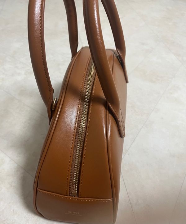 トートバッグ ^Dunst^ CLASSIC BOWLING BAG TAN UDBA4F203W2 MUSINSA | DUNST FOR WOMEN CLASSIC BOWLING BAG TAN_UDBA4F203W2