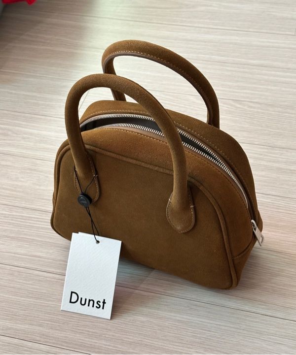 トートバッグ ^Dunst^ SUEDE BOSTON TOTE BAG CAMEL UDBA4F202CM 던스트 - Dunst