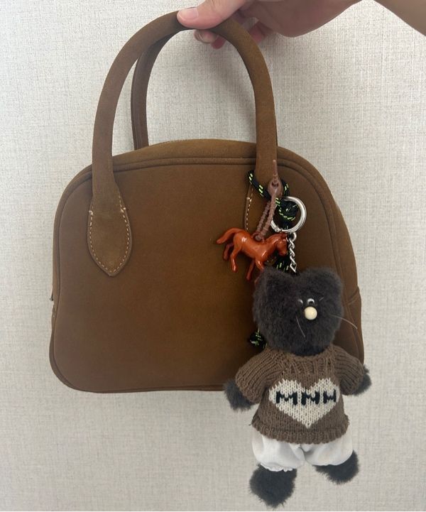 トートバッグ ^Dunst^ SUEDE BOSTON TOTE BAG CAMEL UDBA4F202CM Designer fashion, Seoul-fully created | W Concept