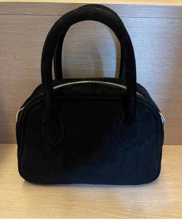 MUSINSA | DUNST FOR WOMEN SUEDE BOSTON TOTE BAG_UDBA5F202_BLACK