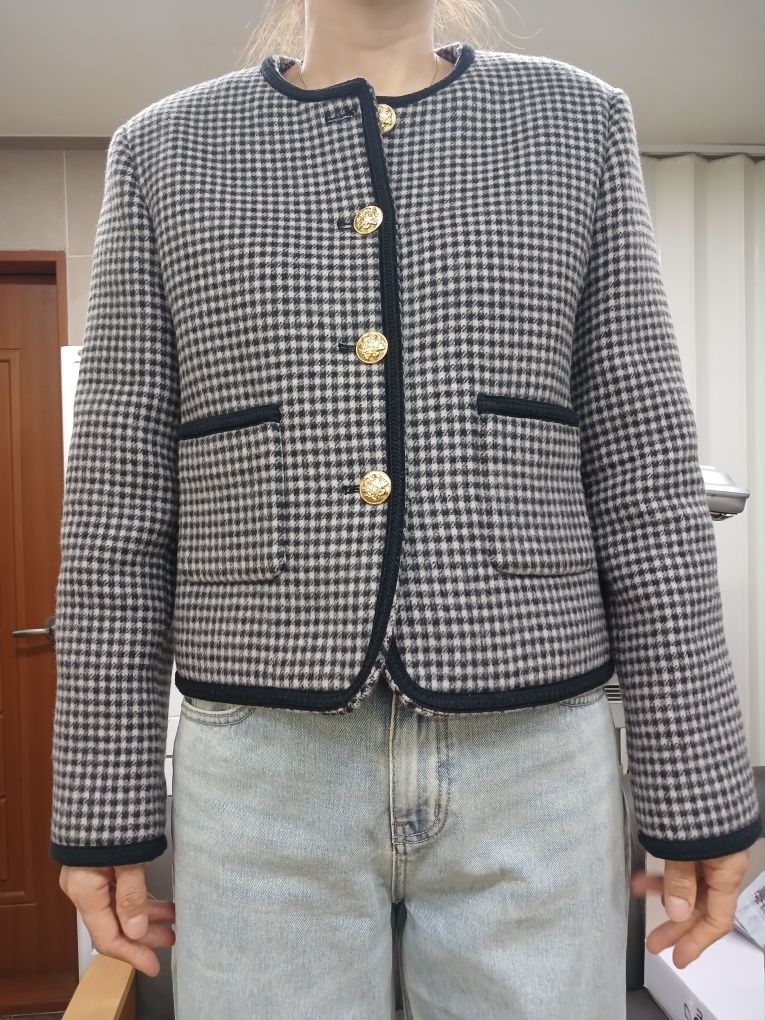 ★Dunst★ CLASSIC BOUCLE TWEED JACKET CHECK_UDJA4C204MU MUSINSA | DUNST FOR WOMEN CLASSIC BOUCLE TWEED JACKET