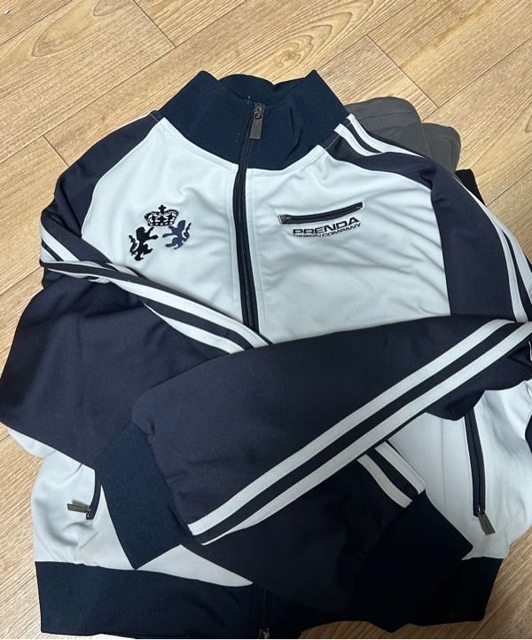 ◆24FW PRENDA RAGLAN TRACK JERSEY JACKET/3色◆ MUSINSA | PRENDA RAGLAN TRACK JERSEY JACKET LIGHT GRAY NAVY
