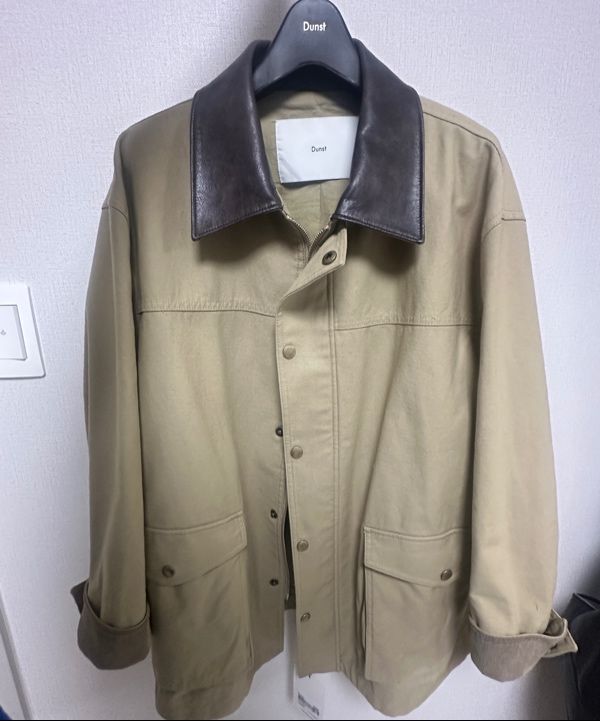 ★Dunst★ UNISEX VINTAGE HALF WORK JACKETUDJU5A109BEIGE Dunst - Unisex Vintage Half Work Jacket in Beige – Stoy