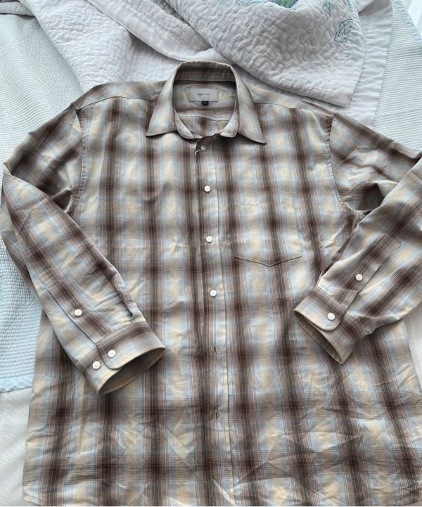 ★MUSINSA STANDARD★ Relaxed Ombre Check Shirt 2 Brown Beige MUSINSA | MUSINSA STANDARD Relaxed Ombre Check Shirt 2