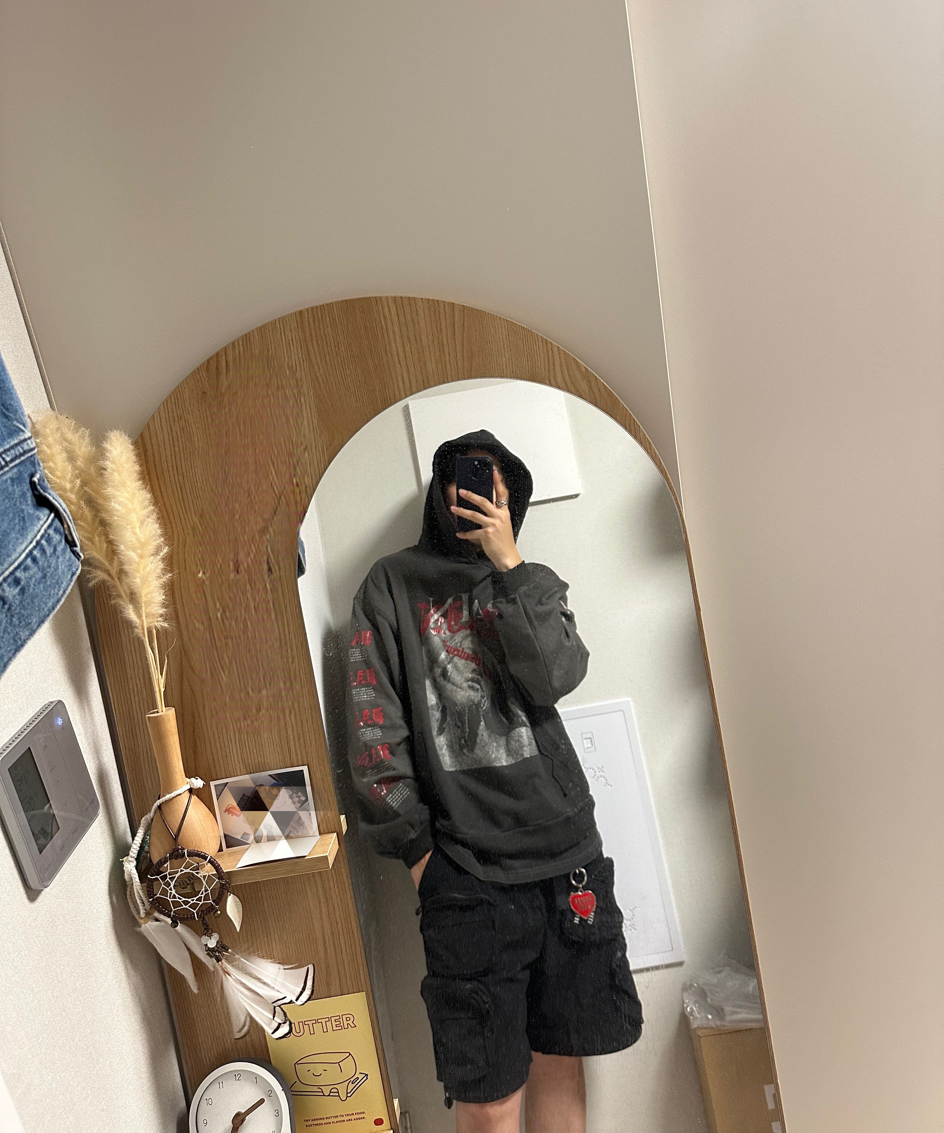 MUSINSA | SCHISM INDUCING PAIN HOODIE BLACK