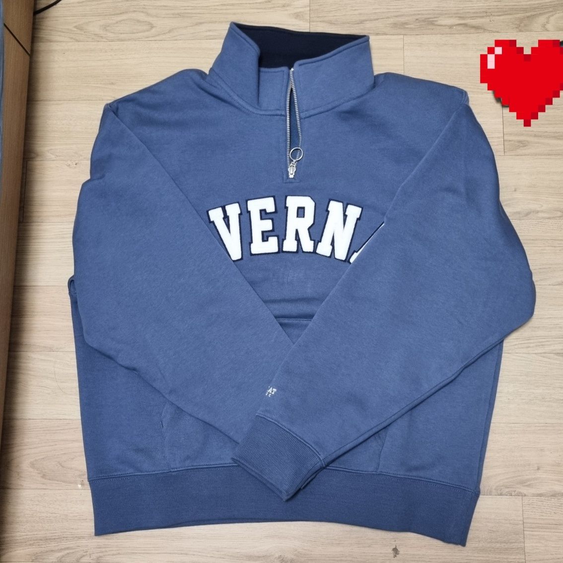 スウェット・トレーナー COVERNAT Authentic Logo Man to Man Oatmeal MUSINSA | COVERNAT Arch Logo Half Zip Up Man to Man Oatmeal