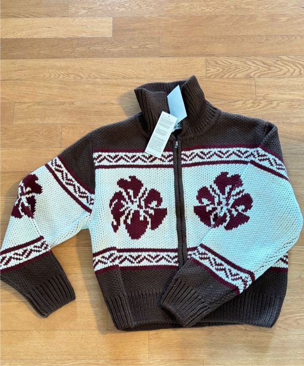 アウターその他 ROCKCAKE Flower Cowichan Cardigan Brown RC24KN01600 MUSINSA | ROCKCAKE Flower Cowichan Cardigan - Brown
