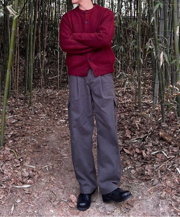 【THE MOZZ】Shoree Balloon Wide Pants SONGZIO cruve-pocket Wide Balloon Pants | Black | FARFETCH