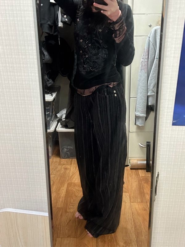 MUSINSA | SCULPTOR Triple Lace Layered Tee Black