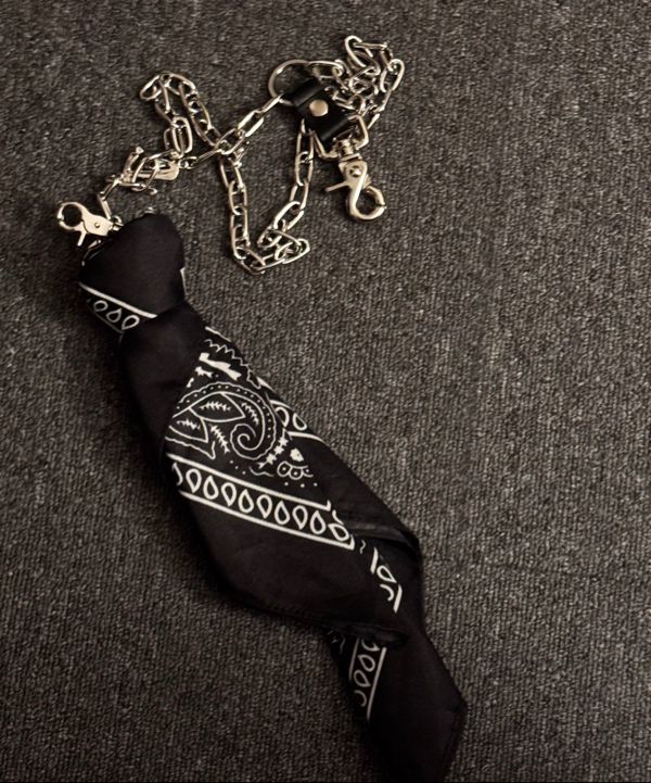 ◆SCHISM INDUCING◆ BANDANA CHAIN BLACK SB6AC18BK SCHISM INDUCING] BANDANA CHAIN BLACK – SellerWork