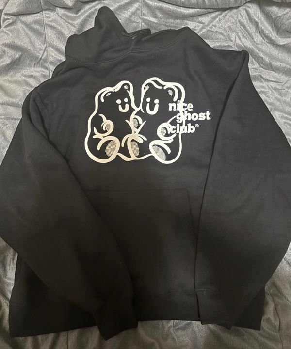 ★Nice Ghost Club★3 GUMMY BEARS HOODIE MUSINSA | NICE GHOST CLUB 3 GUMMY BEARS HOODIE_BURGUNDY
