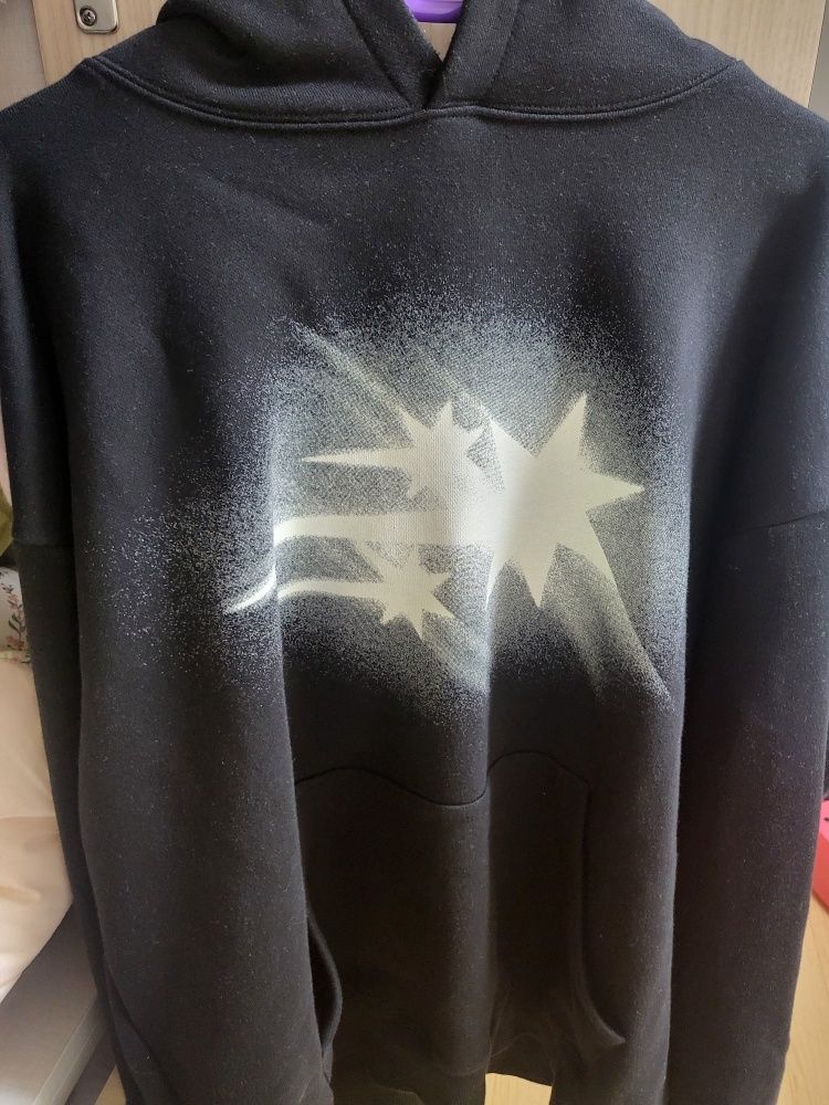 MUSINSA | NICE GHOST CLUB MOVING SYMBOL HOODIE_BLACK