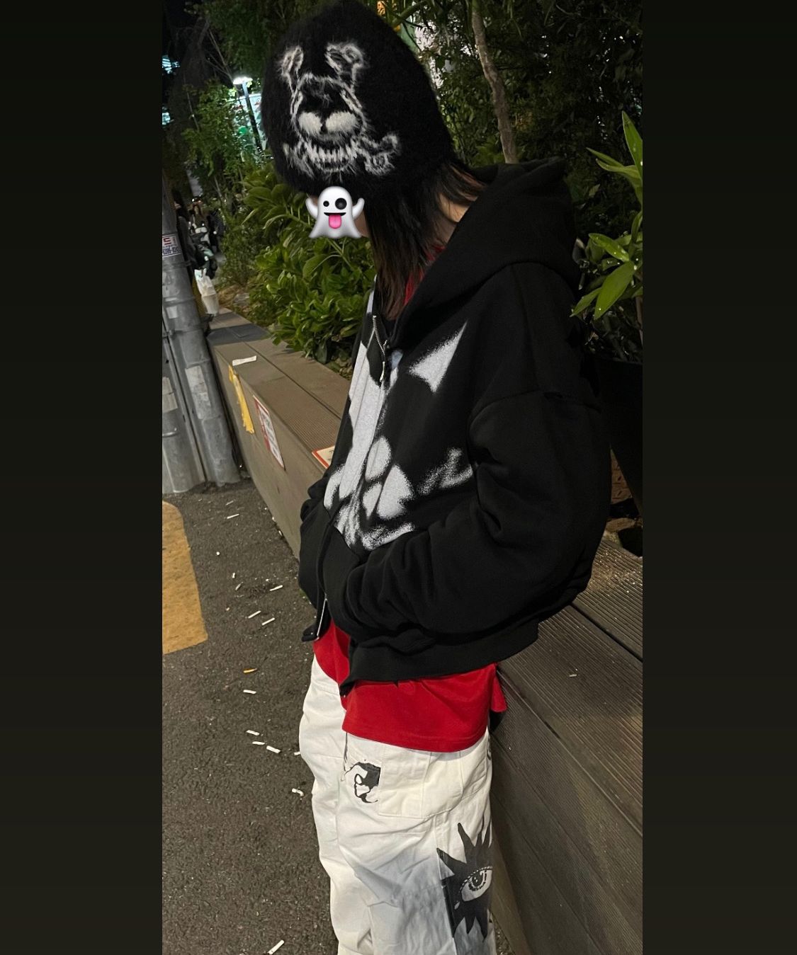 [ NICE GHOST CLUB]★JUGGOING SKULL HOODIE MUSINSA | NICE GHOST CLUB SKULL RIBBON WAFFLE HOODIE ZIP