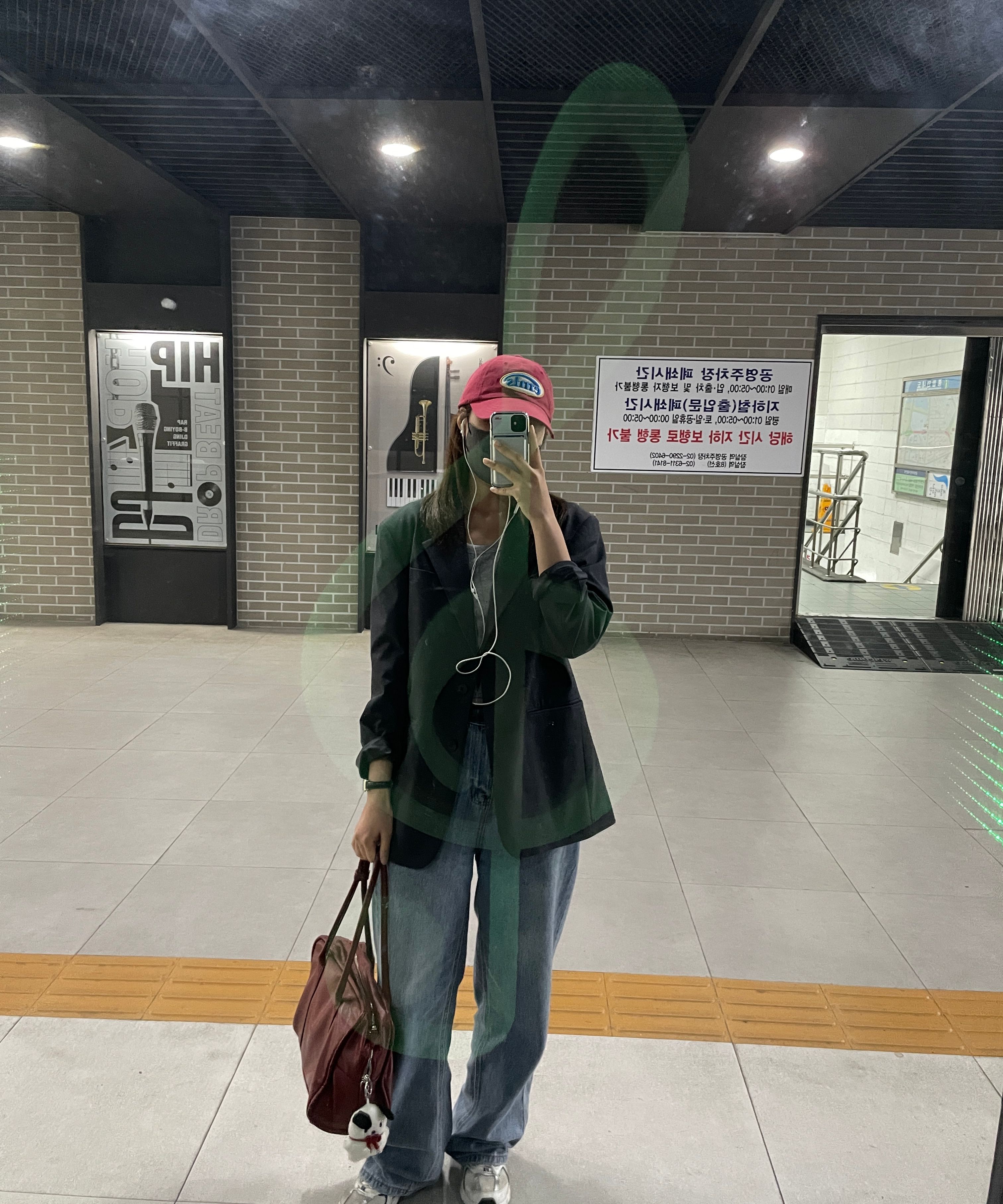 MUSINSA公式 | YEOMIM box bag (cocoa)