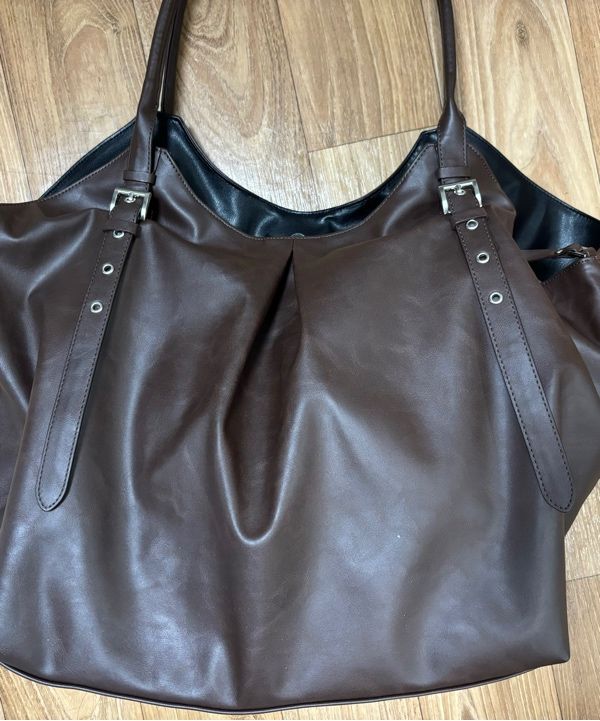 ★YEOMIM★ belted shopper bag choco brown yeo-290 MUSINSA | YEOMIM belted shopper bag (choco brown)