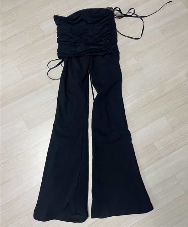 ★Rose Frantz★ Sha Layered Boots Cut Pants (2色) ☆Rose Frantz☆ Sha Layered Boots Cut Pants (2色) (Rose
