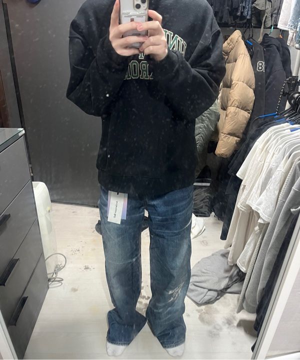 Andersson Bell トロンプルイユ プリント ジーンズ　サイズ28 ANDERSSON BELL(アンダースンベル)のLOVE PRINTED DENIM TROMPE