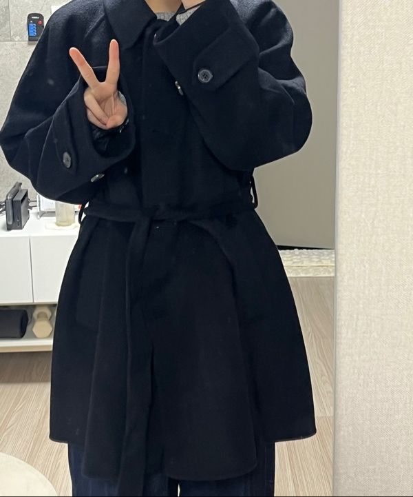 ounce 韓国　カシミヤハンドメイドハーフコート ounce 韓国 カシミヤハンドメイドハーフコート