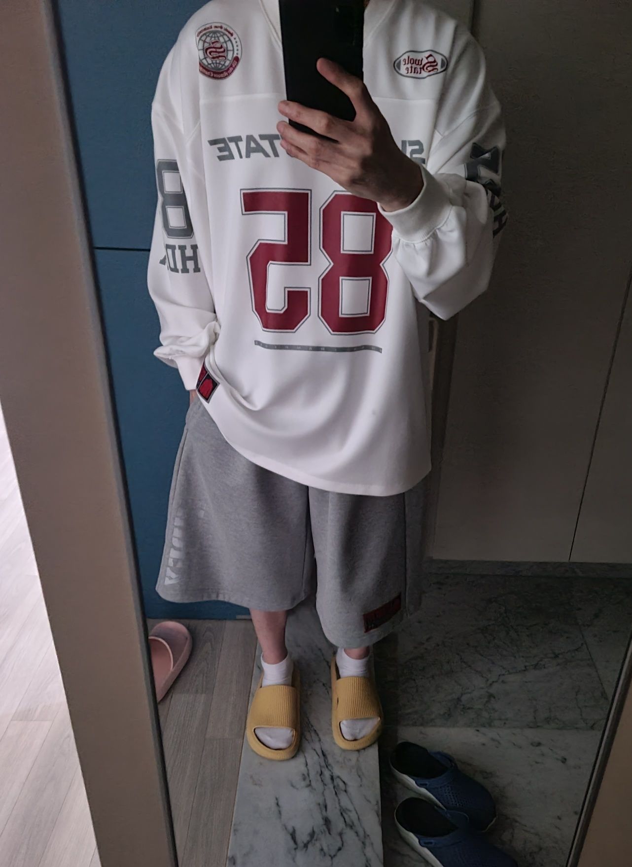 MUSINSA | HDEX Giant Fit Rugby Jersey Long Sleeve