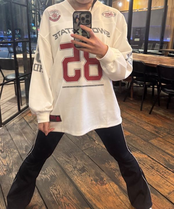 MUSINSA | HDEX Giant Fit Rugby Jersey Long Sleeve