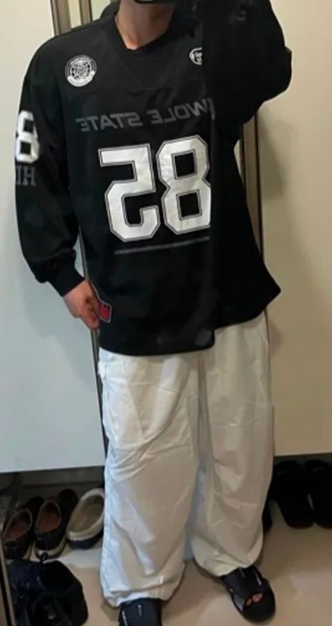 MUSINSA | HDEX Giant Fit Rugby Jersey Long Sleeve