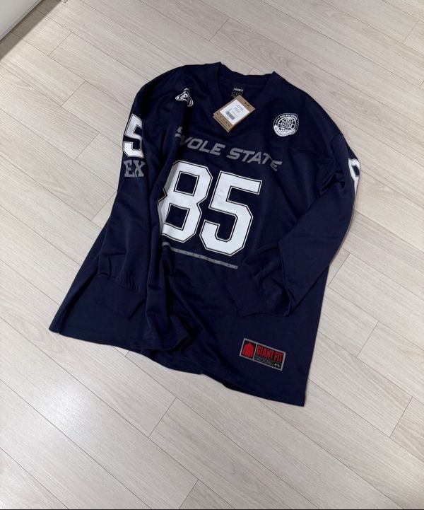 MUSINSA | HDEX Giant Fit Rugby Jersey Long Sleeve