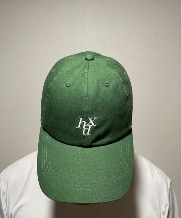 MUSINSA | HDEX Signature Logo Washed Ball Cap (Green)