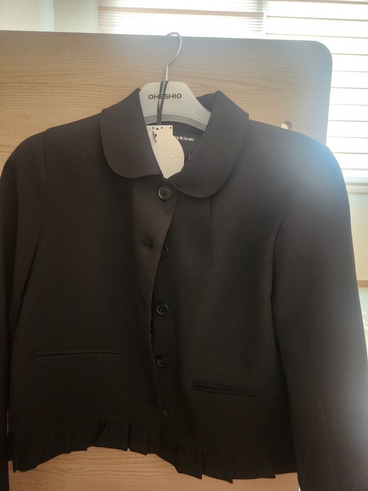 MUSINSA公式 | OHESHIO ラウンドフリルジャケット、ブラック