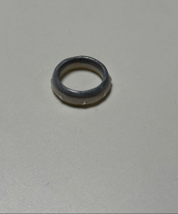 MUSINSA公式 | NFF star two track ring-grey