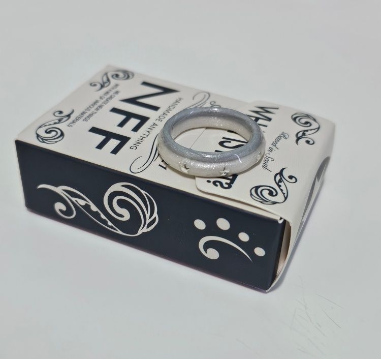 MUSINSA公式 | NFF star two track ring-black
