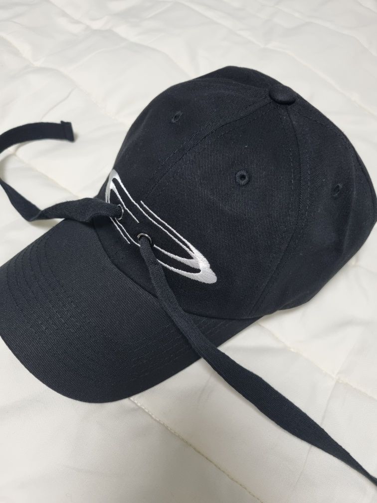 MUSINSA公式 | OPENING PROJECT Ribbon Tie Down Cap - Black