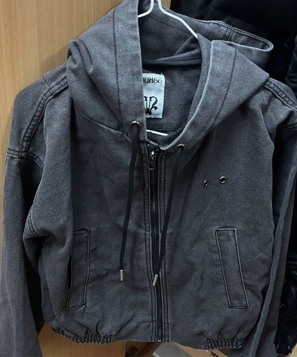 【YOUHEE】WASHED DENIM HOODIE JUMPER MUSINSA公式 | YOUHEE WASHED DENIM HOODIE JUMPER CHARCOAL