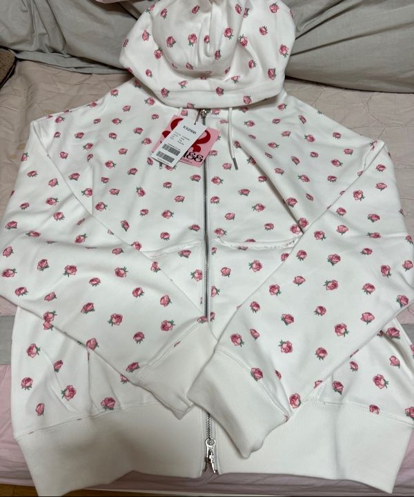 ● YOUHEE ● FLOWER PATTERN HOOD ZIP-UP SET MUSINSA | YOUHEE FLOWER PATTERN HOOD ZIP-UP WHITE