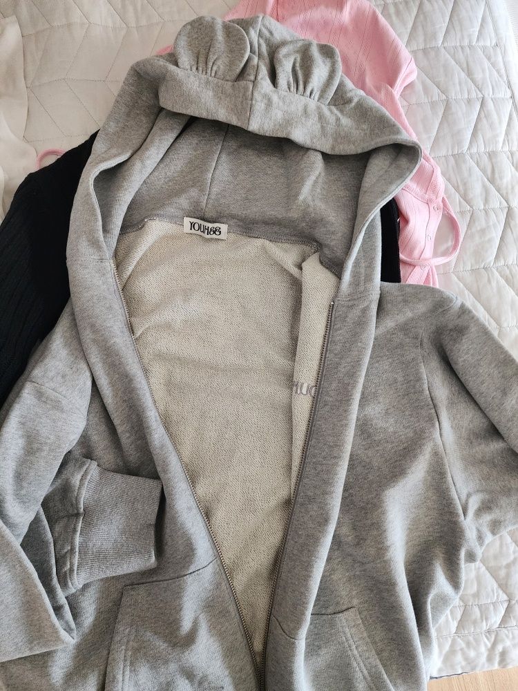 MUSINSA公式 | YOUHEE YOUHEE EAR DETAILED HOODIE ZIP-UP