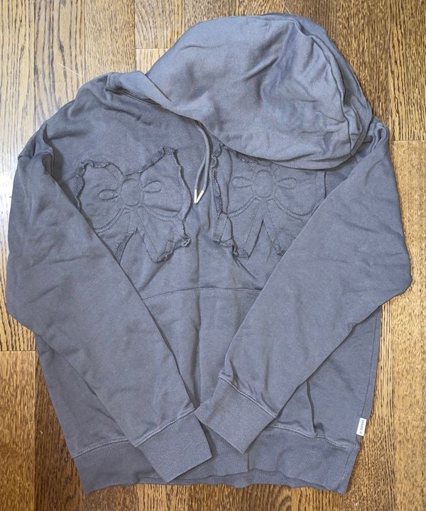トップス YOUHEE RIBBON HOODIE / charcoal MUSINSA | YOUHEE YOUHEE RIBBON HOODIE CHARCOAL