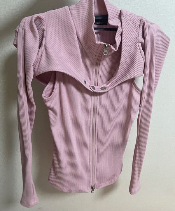アウターその他 Opening Project W Vest Bolero Setup Pink MUSINSA | OPENING PROJECT W Vest & Bolero Set-up - Pink