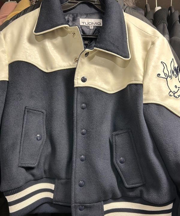【TUOMIO】WESTERN VARSITY JACKET★韓国人気★ 追跡付 TUOMIO】WESTERN VARSITY JACKET☆韓国人気☆ 追跡付