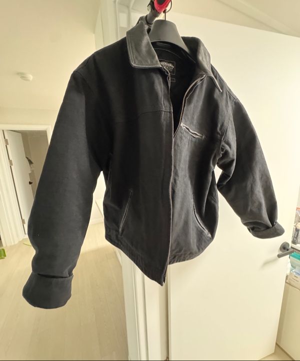 MUSINSA公式 | FRIZMWORKS HEAVY CANVAS DESTROYED WORK JACKET _ BLACK